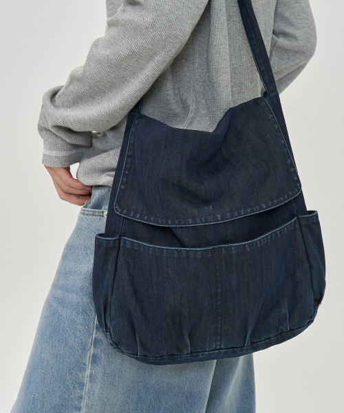 TOFFEE(トフィー)の「2WAYキャンバスバッグ (ブルー)(メッセンジャーバッグ・メンズ・その他・ONE SIZE)」の1枚目の写真
