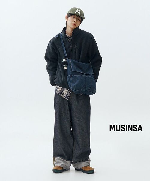 TOFFEE(トフィー)の「2WAYキャンバスバッグ (ブルー)(メッセンジャーバッグ・メンズ・その他・ONE SIZE)」の13枚目の写真