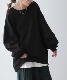 裏起毛オーバーサイズスウェット