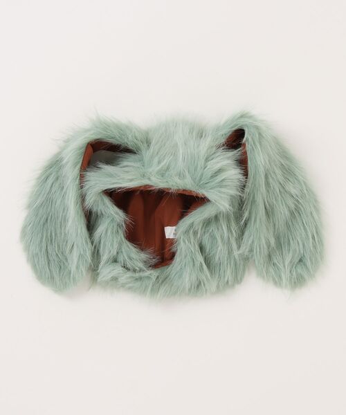 MARKEY'S（マーキーズ）の「MIXフェイクファーウサミミボウシ/kids（ニットキャップ/ビーニー・キッズ・ブラウン/キャメル/ライトブルー・FREE）」の13枚目の写真