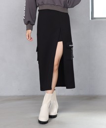 PINKHUNT | PINKHUNT スリットロングカーゴスカート 1149K(スカート)