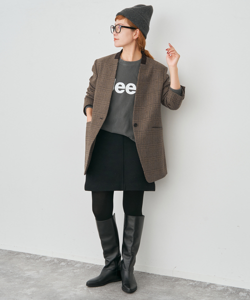 Spick & Span（スピックアンドスパン）の「クラシックツイードVカラージャケット（ノーカラージャケット・レディース・その他1/その他5・36/38）」の4枚目の写真