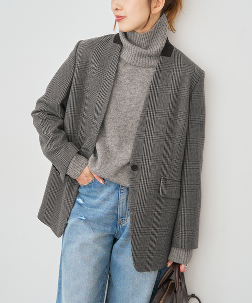 Spick & Span（スピックアンドスパン）の「クラシックツイードVカラージャケット（ノーカラージャケット・レディース・その他1/その他5・36/38）」の6枚目の写真