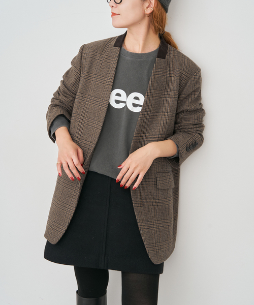 Spick & Span（スピックアンドスパン）の「クラシックツイードVカラージャケット（ノーカラージャケット・レディース・その他1/その他5・36/38）」の13枚目の写真