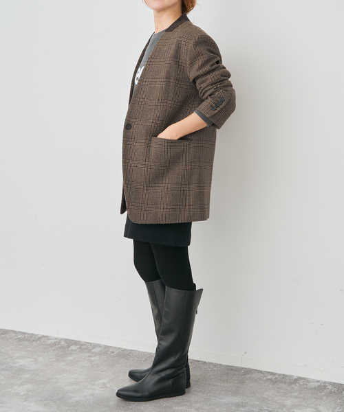 Spick & Span（スピックアンドスパン）の「クラシックツイードVカラージャケット（ノーカラージャケット・レディース・その他1/その他5・36/38）」の15枚目の写真