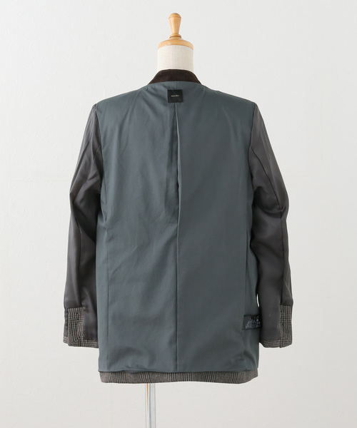 クラシックツイードVカラージャケット（ノーカラージャケット）｜Spick