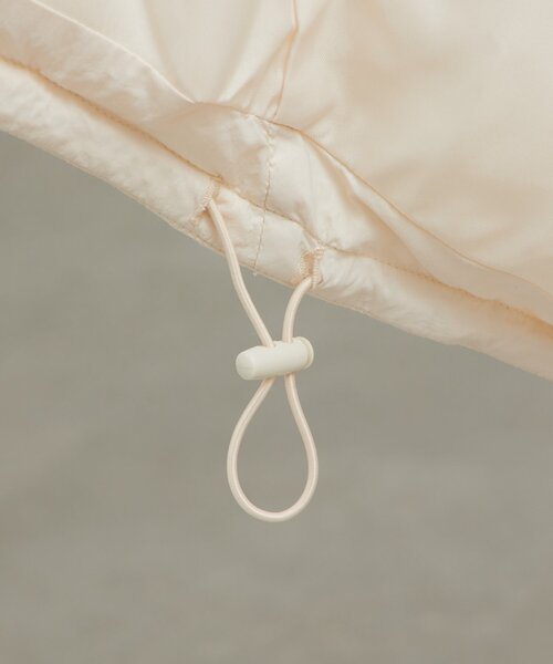 La boutique BonBon（ラブティックボンボン）の「タフタロングダウンコート（ダウンジャケット/コート・レディース・オフホワイト・FREE）」の14枚目の写真