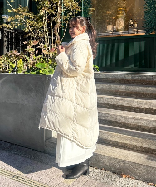 セール】タフタロングダウンコート（ダウンジャケット/コート）｜La