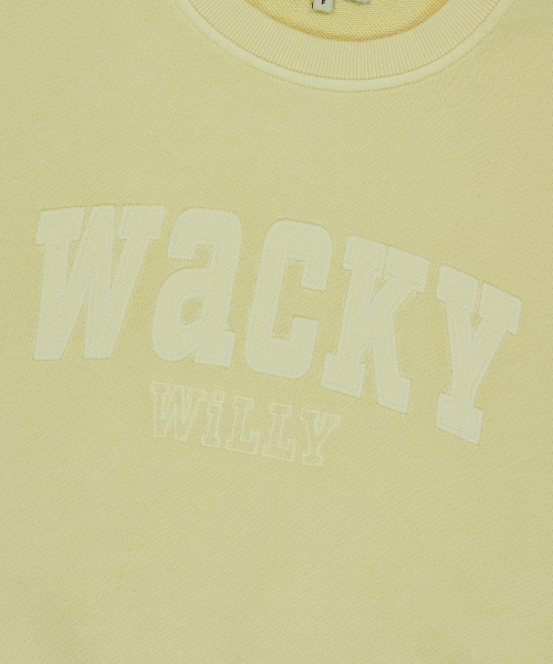 Wacky WiLLy(ワッキーウィリー)の「ウィメンズセミオーバーフィットピグメントマンツーマンイエロー(スウェット・レディース・その他・F)」の5枚目の写真