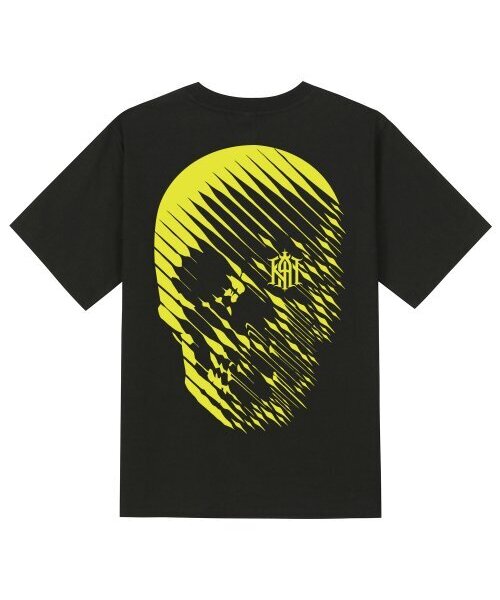 KAN6312(カン6312)の「KTB0144 スカルレイン 半袖Tシャツ - ブラック(Tシャツ/カットソー・メンズ・その他・SMALL/MEDIUM/LARGE/X-LARGE)」の1枚目の写真