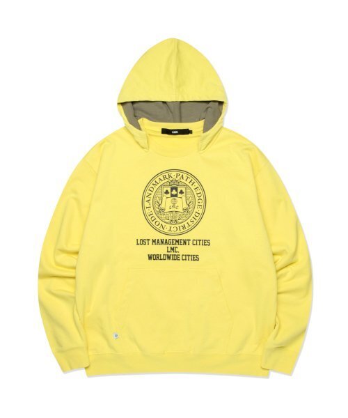 LMCの「LMC UNIV AFTER HOODIE light yellow(パーカー・レディース・その他・X-LARGE/LARGE/MEDIUM/SMALL)」の1枚目の写真
