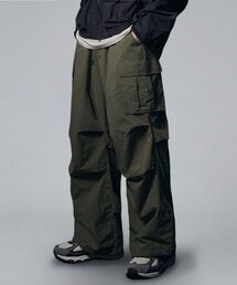 NOT4NERD(�m�b�g�t�H�[�i�[�h)��Parachute Nylon Cargo Pants - Khaki(�X�E�F�b�g�p���c)