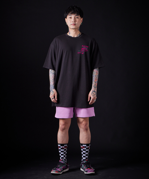 ASTRAL PROJECTION(アストラルプロジェクション)の「グラフィティスーピマコットンラウンドネック半袖Tシャツ_ブラック(Tシャツ/カットソー・メンズ・その他・LARGE/MEDIUM/X-LARGE)」の5枚目の写真