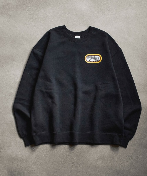 ROSE BUD(ローズバッド)の「(HAVE A GRATEFUL DAY)SWEATSHIRT -SF LOGO(スウェット・レディース・その他/ブラック・M)」の1枚目の写真