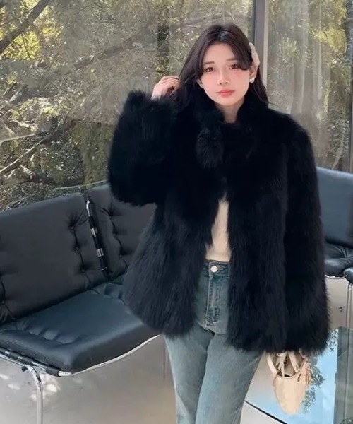 セール】もこもこ フェイクファー コート（その他アウター）｜Ritzy