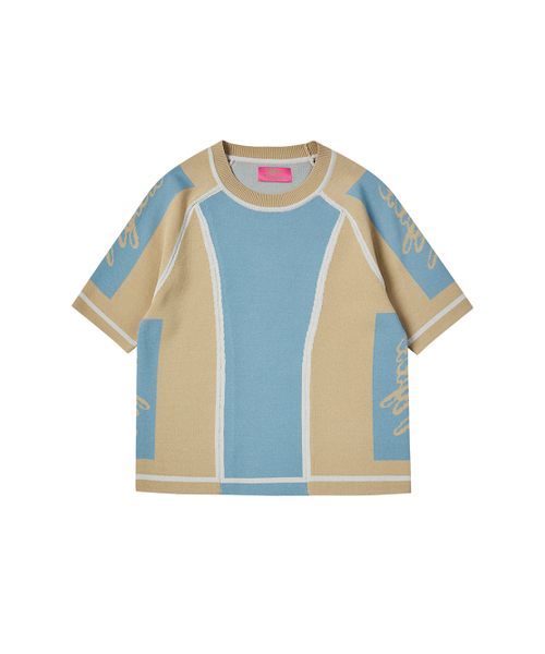 NYXX(エヌワイエックスエックス)の「SPORT STRETCH KNIT TOP SKY BLUE(ニット/セーター・レディース・その他・FREE)」の3枚目の写真