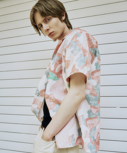 DUSTYWHITE(ダスティーホワイト)の「クラウドパターンオープンカラーシャツ(シャツ/ブラウス・メンズ・その他・LARGE/MEDIUM)」の1枚目の写真