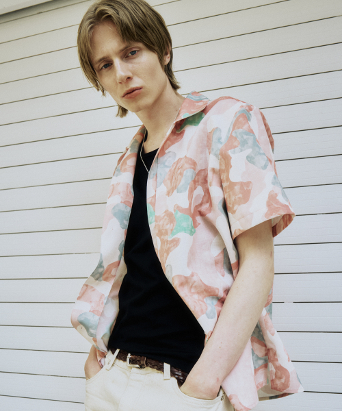 DUSTYWHITE(ダスティーホワイト)の「クラウドパターンオープンカラーシャツ(シャツ/ブラウス・メンズ・その他・LARGE/MEDIUM)」の4枚目の写真