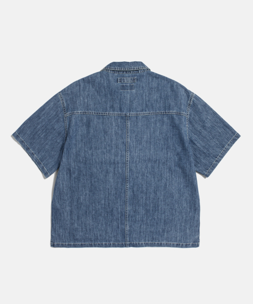 ESPIONAGE(エスピオナジ)の「US Denim Pullover Work Shirt Washed Indigo(シャツ/ブラウス・レディース・その他・MEDIUM/LARGE/X-LARGE)」の2枚目の写真