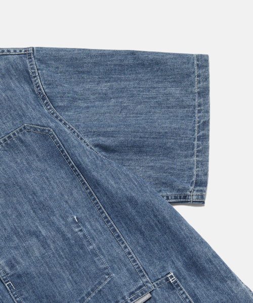 ESPIONAGE(エスピオナジ)の「US Denim Pullover Work Shirt Washed Indigo(シャツ/ブラウス・レディース・その他・MEDIUM/LARGE/X-LARGE)」の7枚目の写真