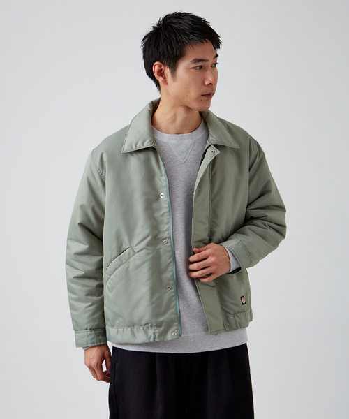 RED KAP(レッドキャップ)の「RED KAP別注 ナイロンツイル 中綿ショートブルゾン(ブルゾン・メンズ・グレー/ブラック・MEDIUM/LARGE)」の1枚目の写真