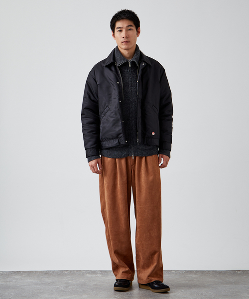 RED KAP(レッドキャップ)の「RED KAP別注 ナイロンツイル 中綿ショートブルゾン(ブルゾン・メンズ・グレー/ブラック・MEDIUM/LARGE)」の3枚目の写真