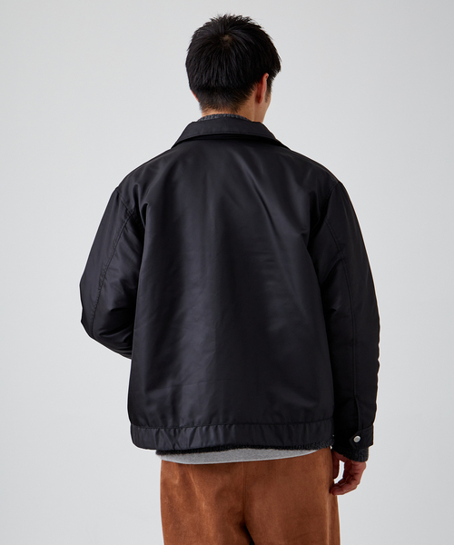 RED KAP(レッドキャップ)の「RED KAP別注 ナイロンツイル 中綿ショートブルゾン(ブルゾン・メンズ・グレー/ブラック・MEDIUM/LARGE)」の6枚目の写真