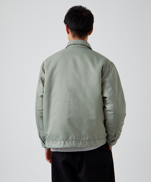 RED KAP(レッドキャップ)の「RED KAP別注 ナイロンツイル 中綿ショートブルゾン(ブルゾン・メンズ・グレー/ブラック・MEDIUM/LARGE)」の10枚目の写真
