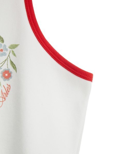 FROM ARLES(フロムアルル)の「フラワープリントスリーブレス/ホワイト(Tシャツ/カットソー・メンズ・ホワイト・LARGE)」の9枚目の写真