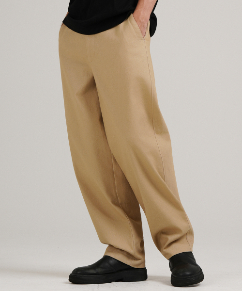 LXT（エルエックスティー）の「ワイド高密度コットンチノパンツ[ベージュ]（その他パンツ・メンズ・その他・MEDIUM/LARGE/X-LARGE/XX-LARGE）」の11枚目の写真