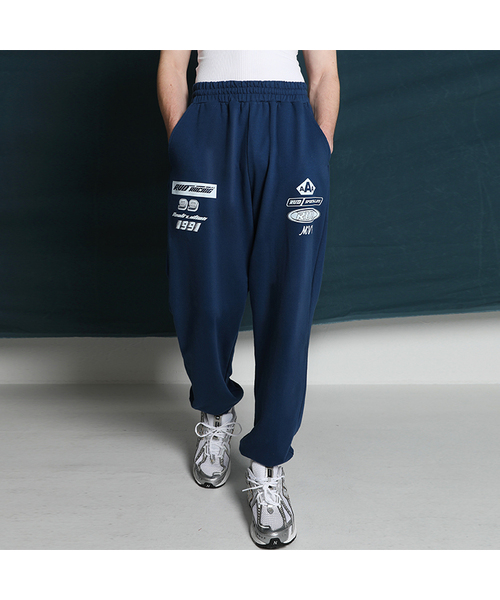 RVD(アールブイディー)の「(Sportism) レーシングスウェットパンツ (ネイビー)(スウェットパンツ・メンズ・その他・MEDIUM/LARGE/X-LARGE)」の1枚目の写真