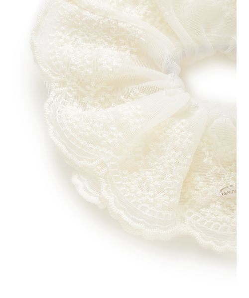 SNIDEL（スナイデル）の「レースシュシュ（その他ヘアアクセサリー・レディース・ホワイト/アイボリー/ブルー・F）」の6枚目の写真