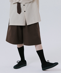 MALEN（マレン）の「ユニセックス バミューダパンツ ブラウン（その他パンツ）」