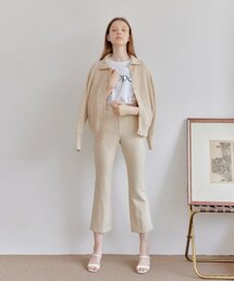 BELL BOTTOM PANTS_BEIGE