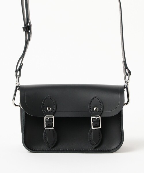 International Gallery BEAMS(インターナショナルギャラリービームス)の「【別注】CAMBRIDGE SATCHEL / ミニ サッチェルバッグ(トートバッグ・メンズ・ブラック/シルバー・ONE SIZE)」の11枚目の写真
