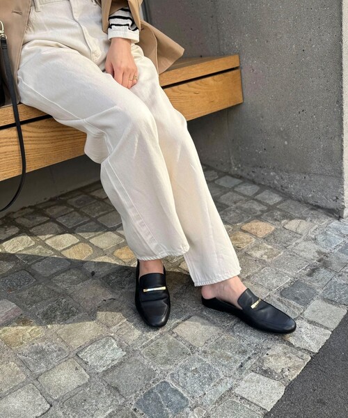 NOLLEY’S（ノーリーズ）の「【NOLLEYS/ノーリーズ】メタルバーローファー（その他シューズ・レディース・ブラック・23.5/23/24）」の22枚目の写真