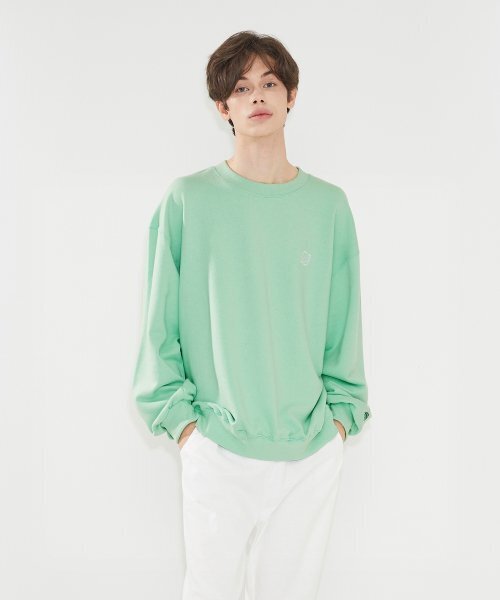 AOX(エーオーエックス)の「SONIC DASH sweatshirt(Oversize fit) Mint(スウェット・メンズ・その他・SMALL/MEDIUM/LARGE)」の2枚目の写真