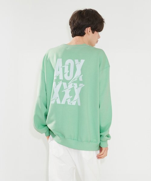 AOX(エーオーエックス)の「SONIC DASH sweatshirt(Oversize fit) Mint(スウェット・メンズ・その他・SMALL/MEDIUM/LARGE)」の3枚目の写真