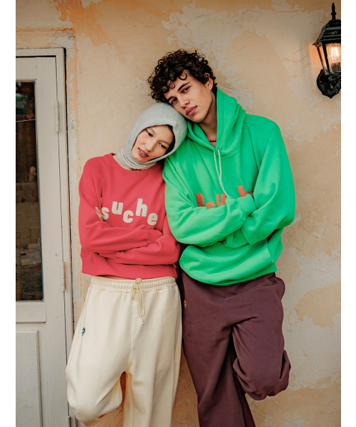PSUCHE（プシュケ）の「LOGO CROPPED SWEATSHIRT_PURE RED（スウェット・レディース・その他・FREE）」の8枚目の写真
