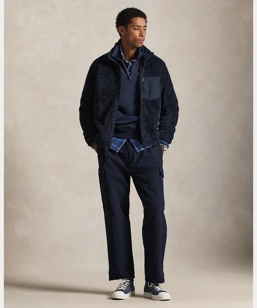 パイル フリース ハイブリッド ジャケット（その他アウター）｜POLO