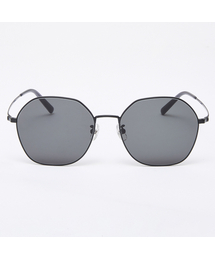 ALO EYEWEAR（アロアイウェア）の「[Air Titanium] AL2503 0909M エアチタニウムヘキサゴンブラックサングラス（サングラス）」
