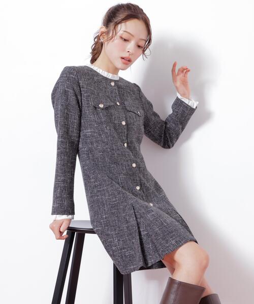 ◇ツィードミニワンピース（ワンピース）｜JILL by JILL STUART