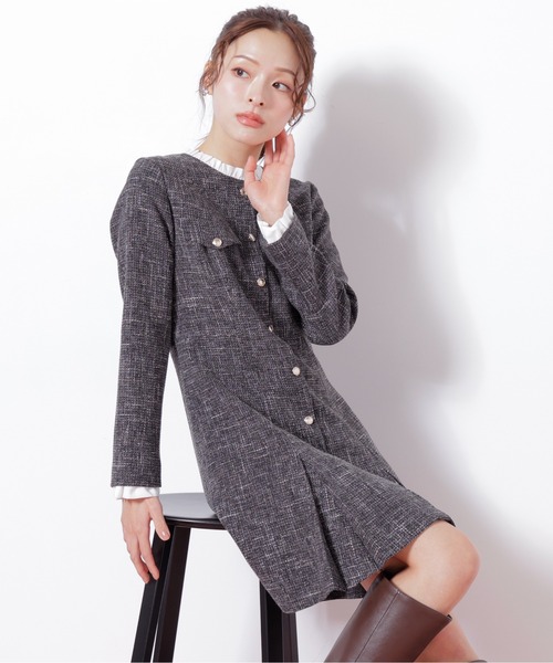 ◇ツィードミニワンピース（ワンピース）｜JILL by JILL STUART
