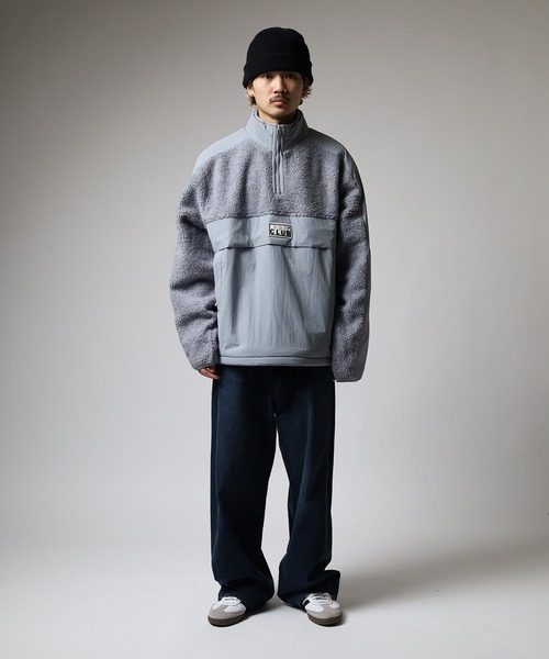 PRO CLUB ハーフジップボアジャケット（ブルゾン）｜PRO CLUB （プロ