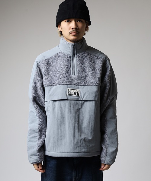 PRO CLUB ハーフジップボアジャケット（ブルゾン）｜PRO CLUB （プロ