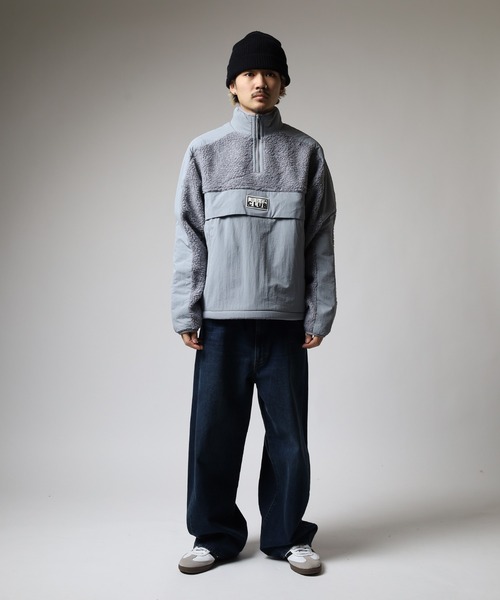 PRO CLUB ハーフジップボアジャケット（ブルゾン）｜PRO CLUB （プロ