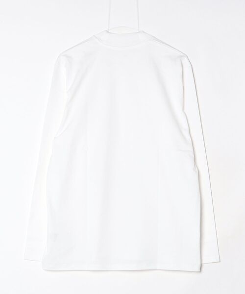 NANO universe（ナノユニバース）の「ジャケT(R) クルーネック 長袖（Tシャツ/カットソー・メンズ・グレー/ブラック/ホワイト・S/M/L/XL）」の4枚目の写真