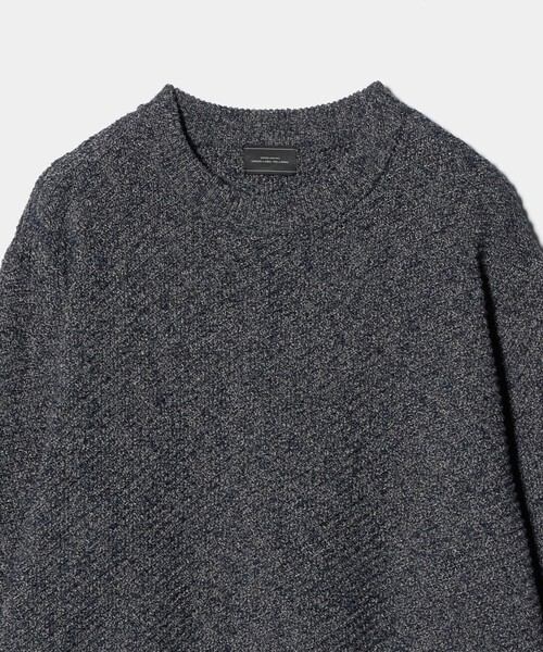 green label relaxing(グリーンレーベルリラクシング)の「ミックスカラー クルーネック ニット(ニット/セーター・メンズ・ライム/オレンジ/ネイビー・M/S/L/XL)」の21枚目の写真