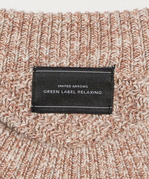 green label relaxing(グリーンレーベルリラクシング)の「ミックスカラー クルーネック ニット(ニット/セーター・メンズ・ライム/オレンジ/ネイビー・M/S/L/XL)」の19枚目の写真