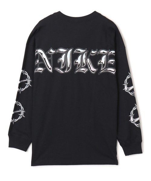 NIKE（ナイキ）の「NIKE AS W NSW CLASSIC LS TEE BRB CH / ナイキ ウィメンズ NSW クラシック BRB CH L/S Tシャツ 【SP】（Tシャツ/カットソー・レディース・ブラック・S/M/L）」の7枚目の写真